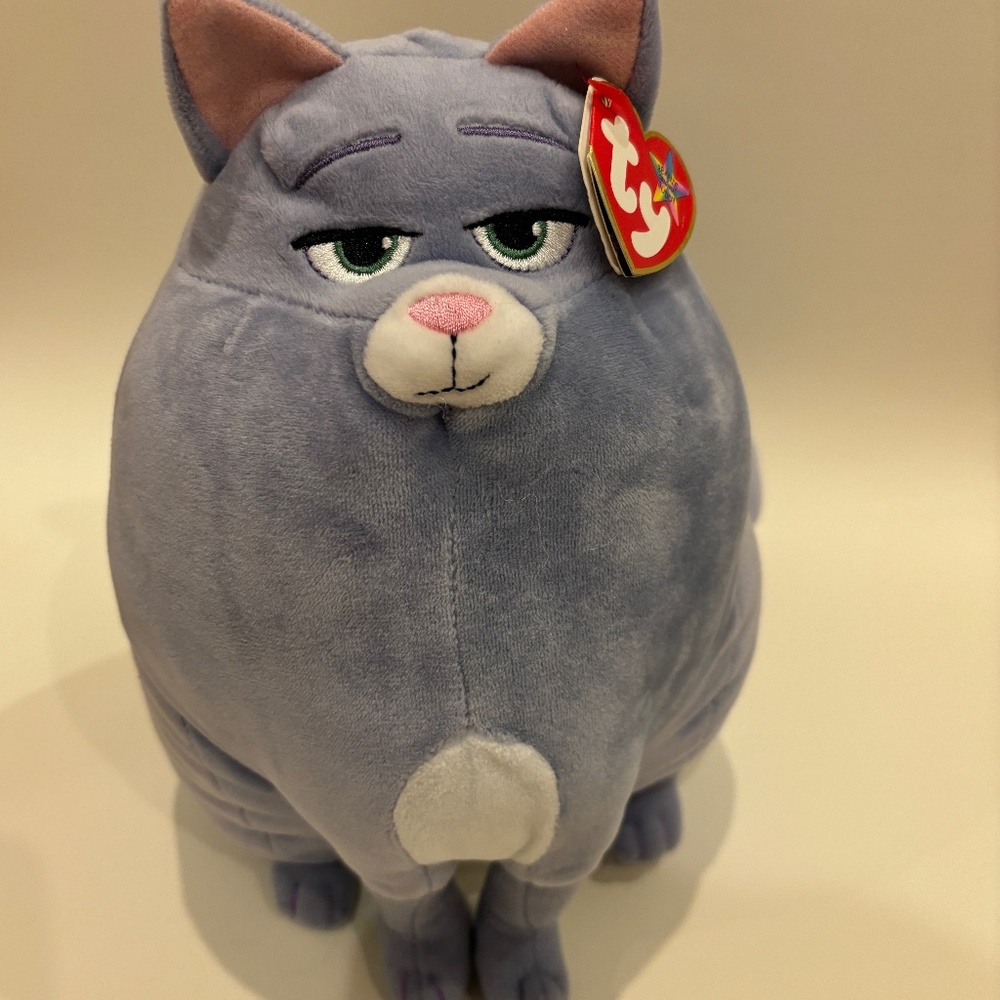 Secret Life of Pets Chloe Purple Cat Plush Stuffed Animal Vintage with Tag